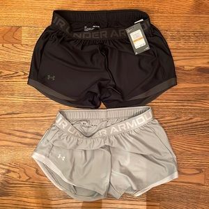 (2) Woman’s Small Under Armour running short bundle